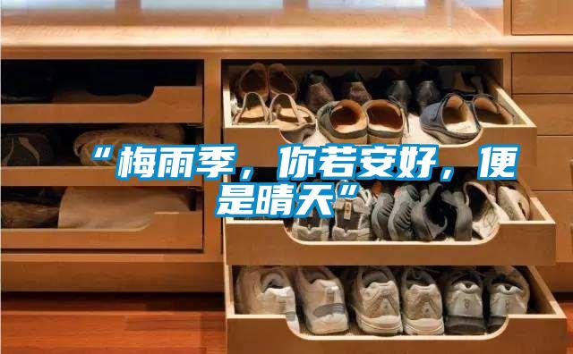 “梅雨季，你若安好，便是晴天”