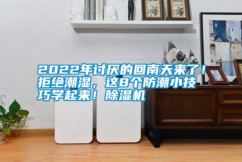 2022年討厭的回南天來了！拒絕潮濕，這8個防潮小技巧學起來！除濕機