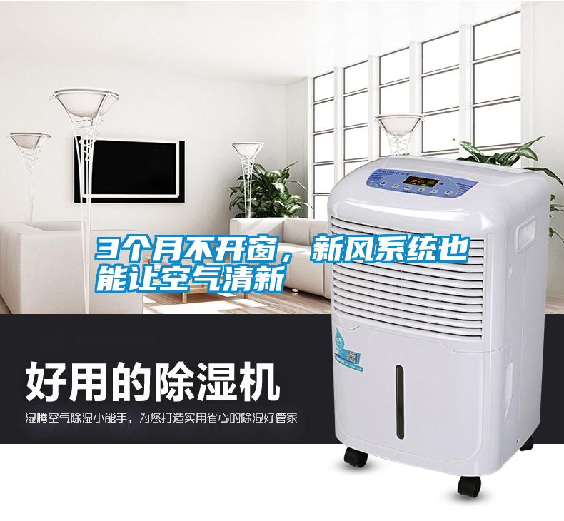3個(gè)月不開(kāi)窗，新風(fēng)系統(tǒng)也能讓空氣清新