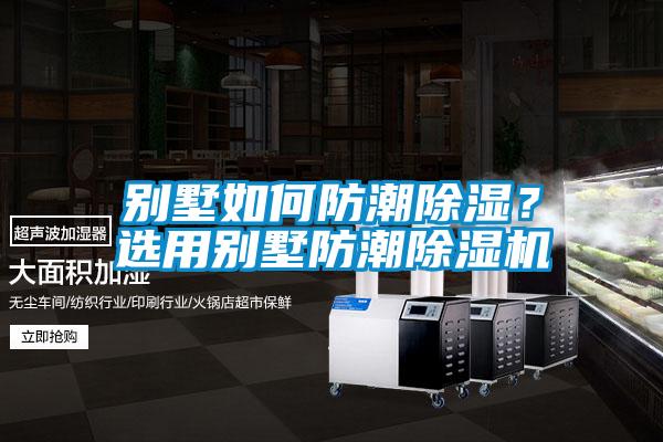 別墅如何防潮除濕？選用別墅防潮除濕機