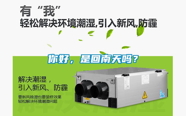 你好，是回南天嗎？