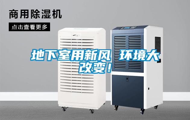 地下室用新風 環(huán)境大改變！