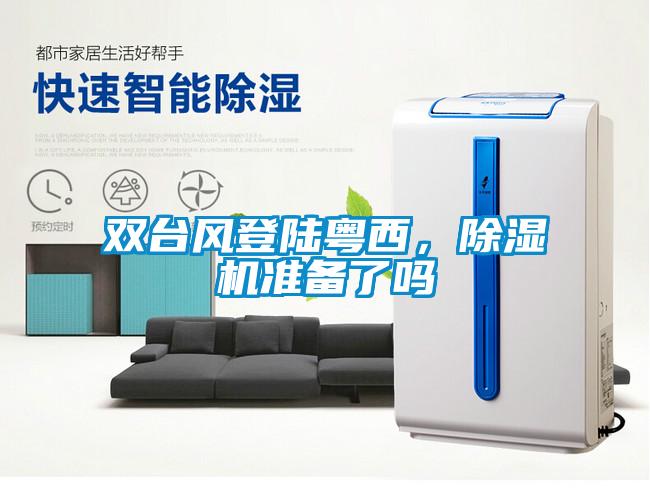 雙臺風登陸粵西，除濕機準備了嗎