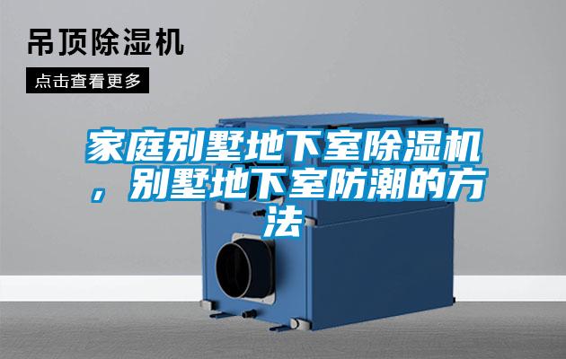 家庭別墅地下室除濕機(jī)，別墅地下室防潮的方法