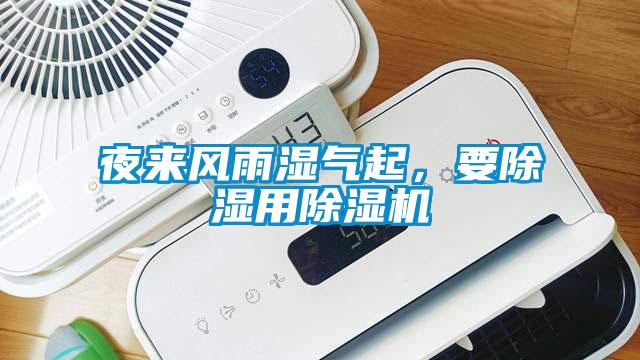 夜來(lái)風(fēng)雨濕氣起，要除濕用除濕機(jī)