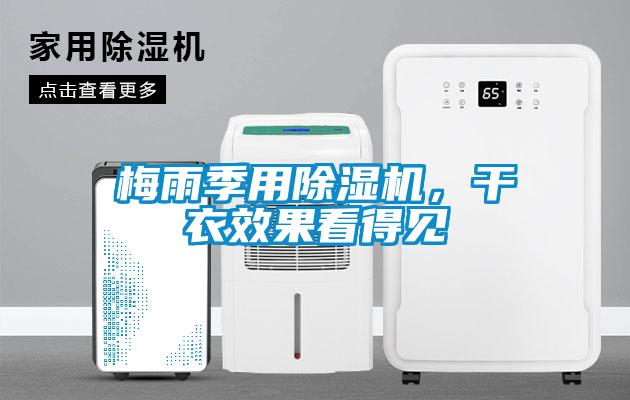 梅雨季用除濕機，干衣效果看得見