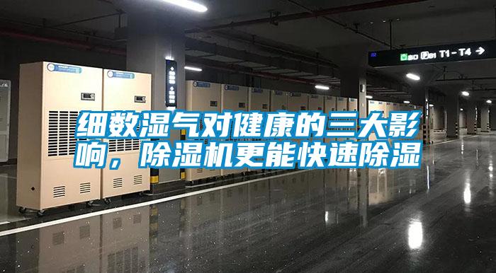 細數濕氣對健康的三大影響，除濕機更能快速除濕