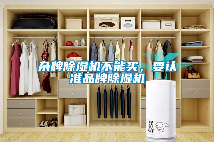 雜牌除濕機不能買，要認準品牌除濕機