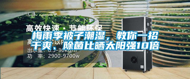 梅雨季被子潮濕，教你一招干爽、除菌比曬太陽強(qiáng)10倍