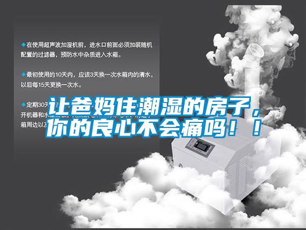 讓爸媽住潮濕的房子，你的良心不會痛嗎??！
