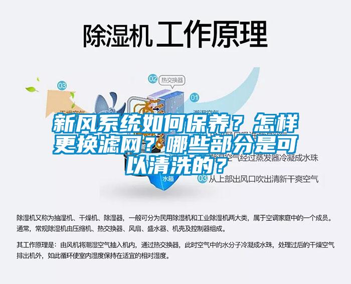 新風系統(tǒng)如何保養(yǎng)？怎樣更換濾網(wǎng)？哪些部分是可以清洗的？