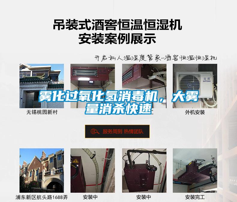 霧化過氧化氫消毒機(jī)，大霧量消殺快速