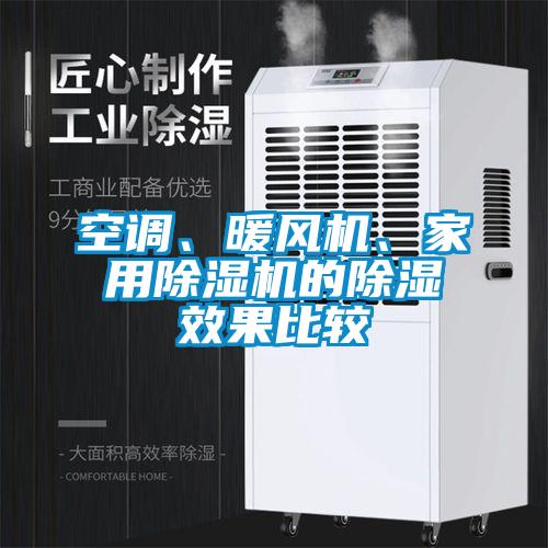 空調(diào)、暖風(fēng)機(jī)、家用除濕機(jī)的除濕效果比較