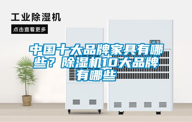 中國十大品牌家具有哪些？除濕機10大品牌有哪些
