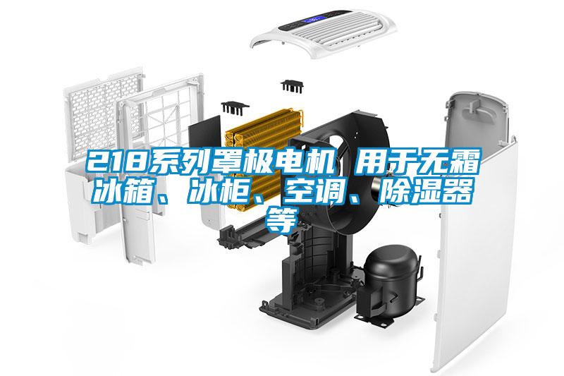 218系列罩極電機(jī) 用于無(wú)霜冰箱、冰柜、空調(diào)、除濕器等