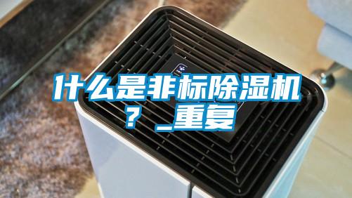 什么是非標(biāo)除濕機？_重復(fù)