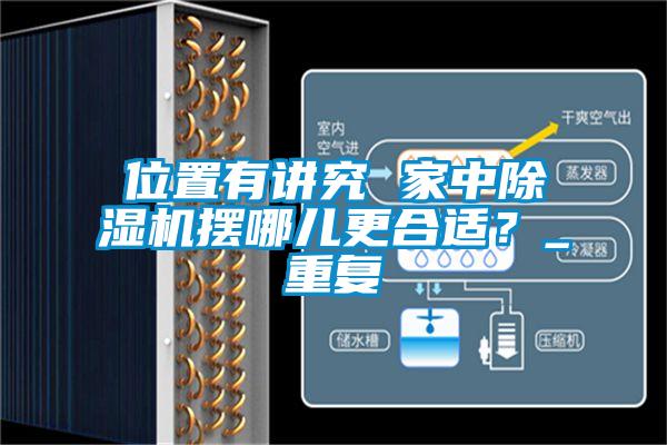位置有講究 家中除濕機(jī)擺哪兒更合適？_重復(fù)