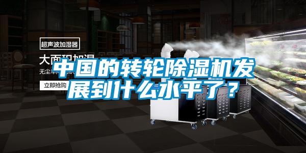 中國(guó)的轉(zhuǎn)輪除濕機(jī)發(fā)展到什么水平了？