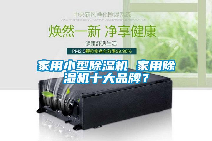 家用小型除濕機 家用除濕機十大品牌？