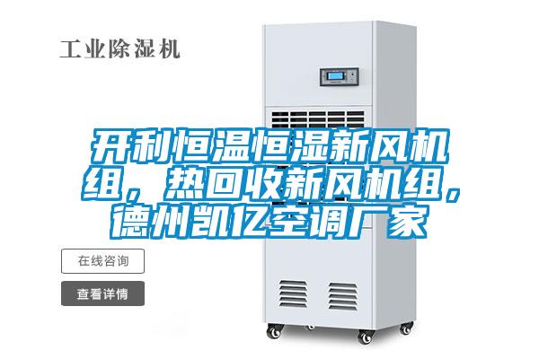 開利恒溫恒濕新風(fēng)機(jī)組，熱回收新風(fēng)機(jī)組，德州凱億空調(diào)廠家