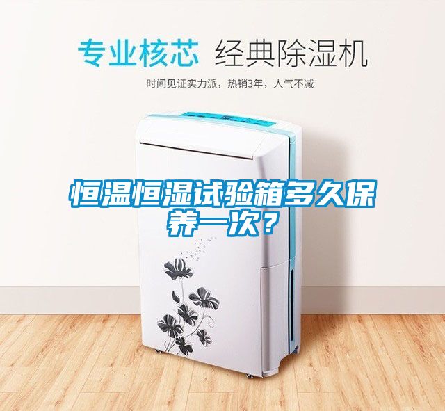 恒溫恒濕試驗箱多久保養(yǎng)一次？