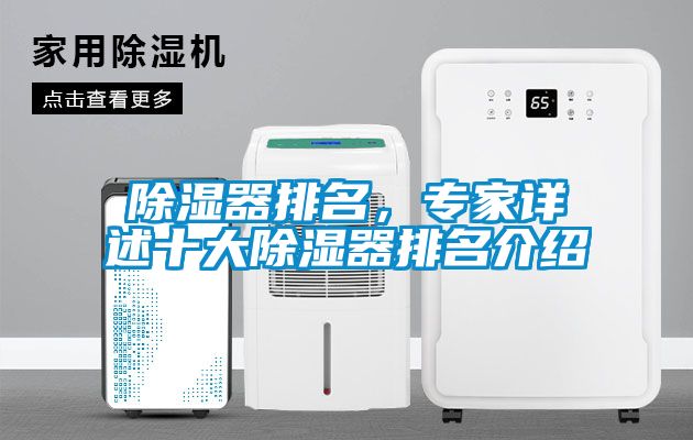 除濕器排名，專家詳述十大除濕器排名介紹