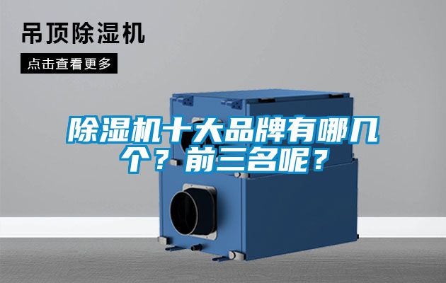 除濕機(jī)十大品牌有哪幾個(gè)？前三名呢？