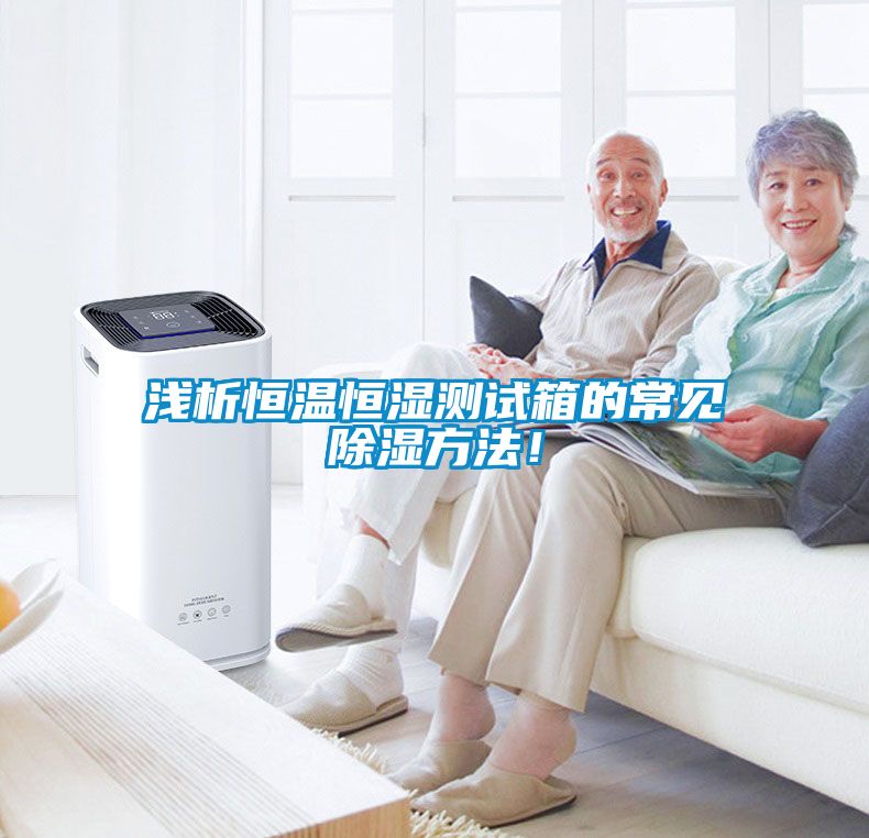 淺析恒溫恒濕測試箱的常見除濕方法！