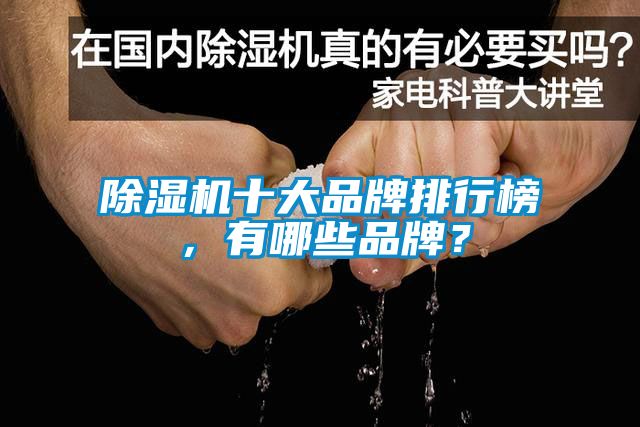 除濕機(jī)十大品牌排行榜，有哪些品牌？