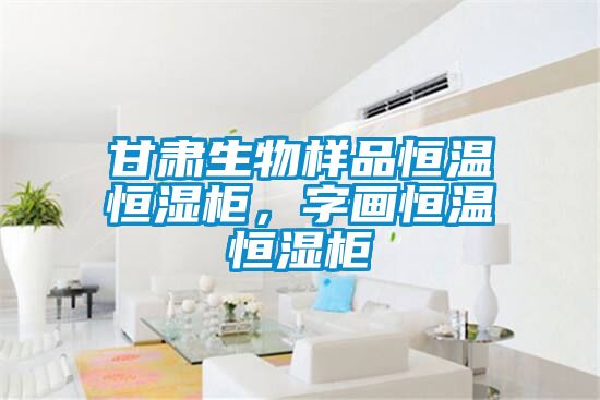 甘肅生物樣品恒溫恒濕柜，字畫恒溫恒濕柜