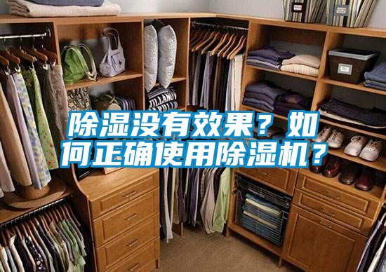 除濕沒(méi)有效果？如何正確使用除濕機(jī)？