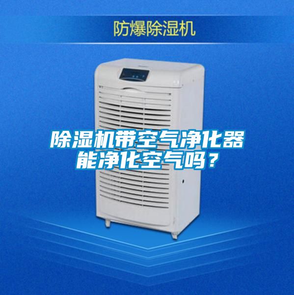 除濕機(jī)帶空氣凈化器能凈化空氣嗎？