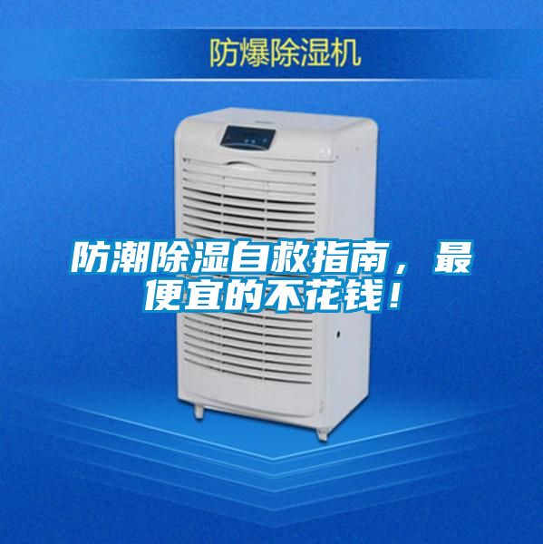 防潮除濕自救指南，最便宜的不花錢！