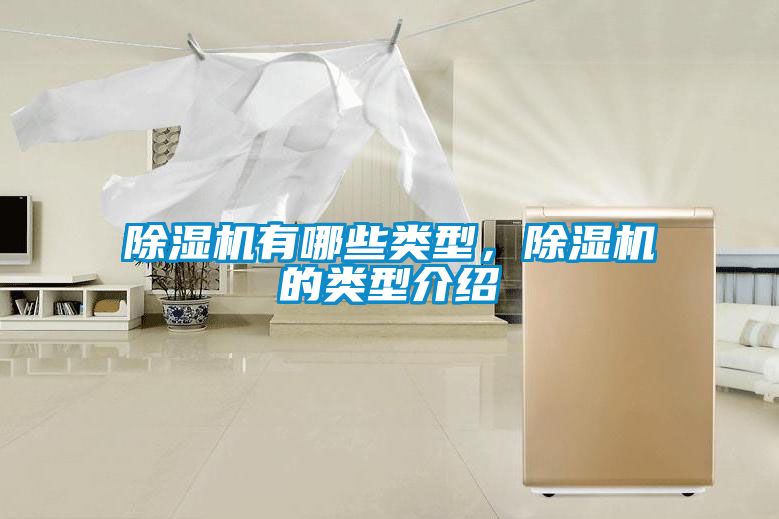 除濕機有哪些類型，除濕機的類型介紹
