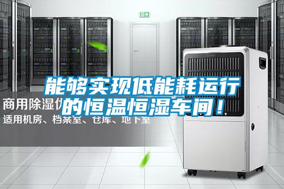 能夠?qū)崿F(xiàn)低能耗運(yùn)行的恒溫恒濕車間！