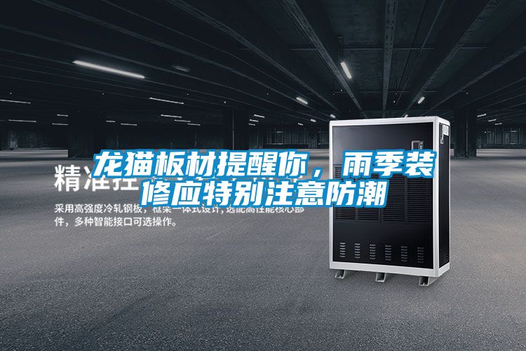 龍貓板材提醒你，雨季裝修應(yīng)特別注意防潮